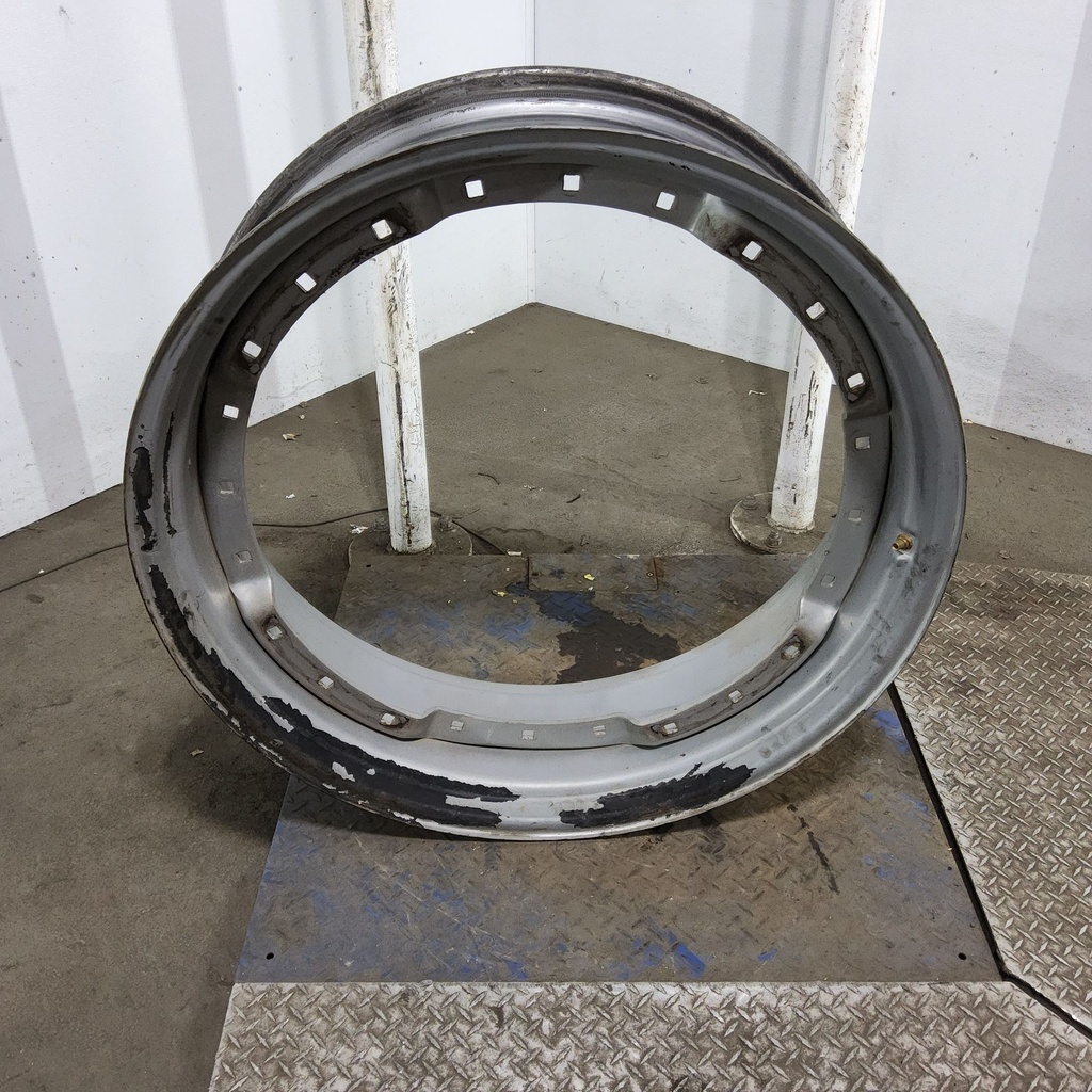 12"W x 38"D, Case IH Silver Mist 12-Hole Waffle Wheel (Groups of 3 bolts)