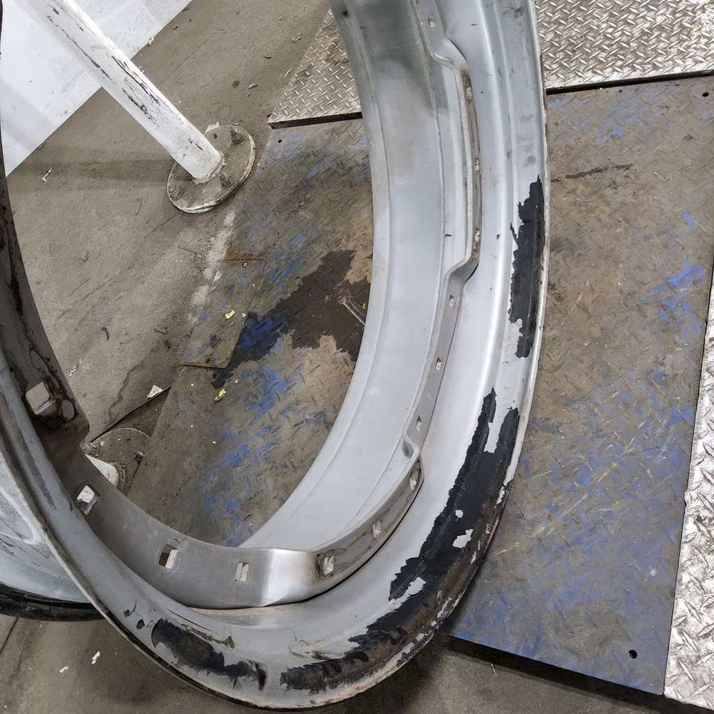 12"W x 38"D, Case IH Silver Mist 12-Hole Waffle Wheel (Groups of 3 bolts)