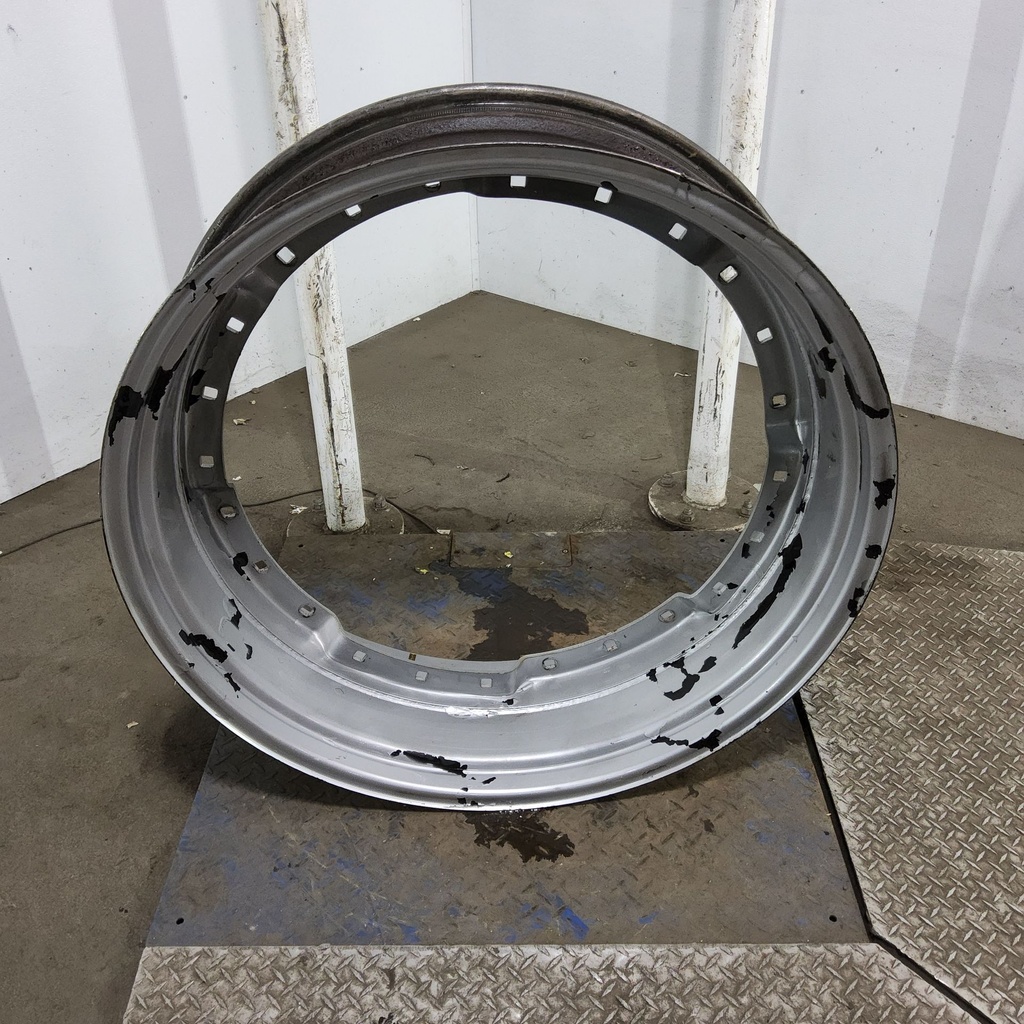 12"W x 38"D, Case IH Silver Mist 12-Hole Waffle Wheel (Groups of 3 bolts)