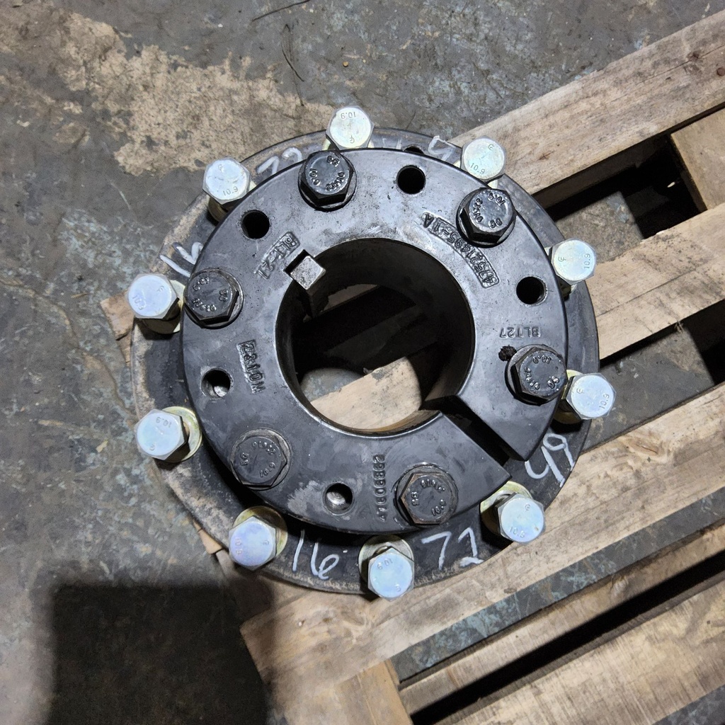 10-Hole Wedg-Lok OE Style, 5" (127mm) axle, Black