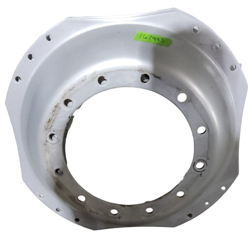 12-Hole Waffle Disc (Groups of 3 Bolts) Center for 34" Rim, Case IH Silver Mist