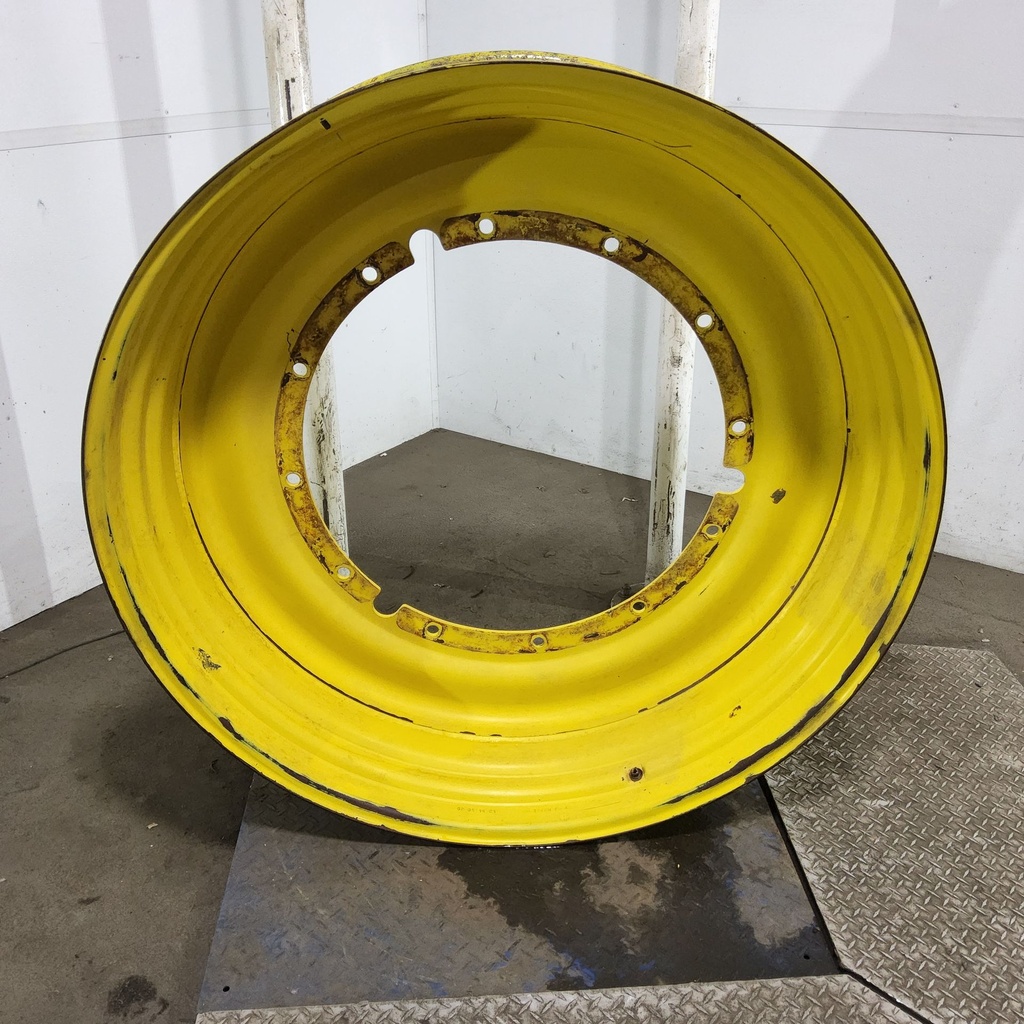 15"W x 50"D, John Deere Yellow 12-Hole Stub Disc , -3.12" Offset
