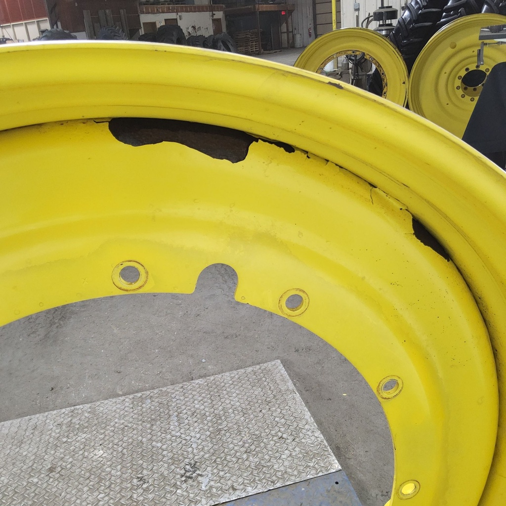 15"W x 50"D, John Deere Yellow 12-Hole Stub Disc , -3.12" Offset
