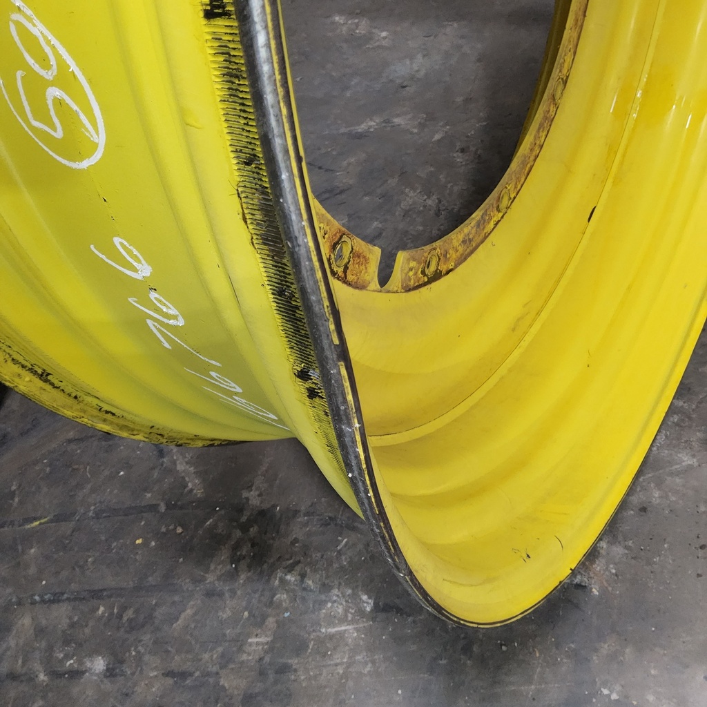 15"W x 50"D, John Deere Yellow 12-Hole Stub Disc , -3.12" Offset