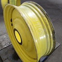 15"W x 50"D, John Deere Yellow 10-Hole Formed Plate , -6.38" Offset