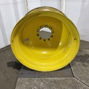 18"W x 42"D, John Deere Yellow 10-Hole Dolly Dual , -13.38" Offset