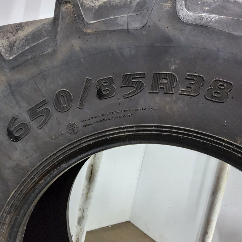 650/85R38 Goodyear Farm DT824 Optitrac R-1W 173A8 90%