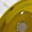 18"W x 42"D, John Deere Yellow 20-Hole Dolly Dual , -15.12" Offset