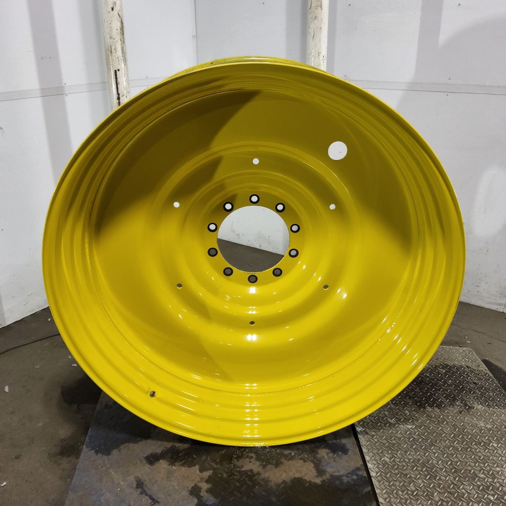 15"W x 50"D, John Deere Yellow 10-Hole Formed Plate , -6.62" Offset