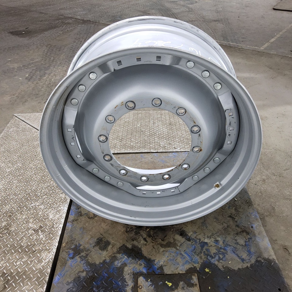 15"W x 34"D, Case IH Silver Mist 12-Hole Waffle Wheel (Groups of 3 bolts)