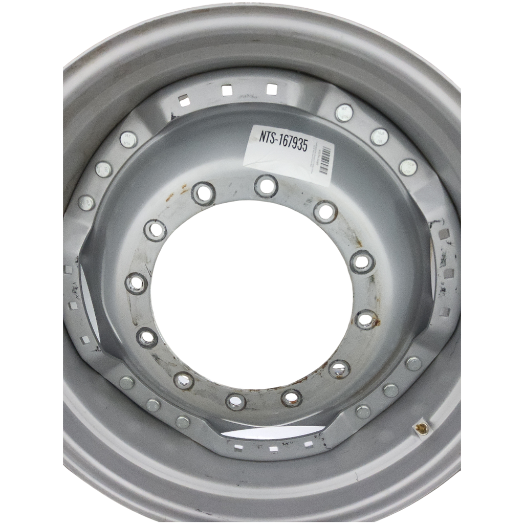 12-Hole Waffle Disc (Groups of 3 Bolts) Center for 34" Rim, Case IH Silver Mist