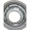 12-Hole Waffle Disc (Groups of 3 Bolts) Center for 34" Rim, Case IH Silver Mist