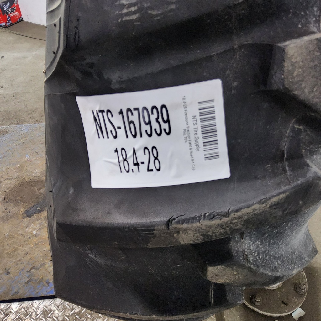 18.4-28 Firestone Traction Field & Road R-1 C (6 Ply), 70%
