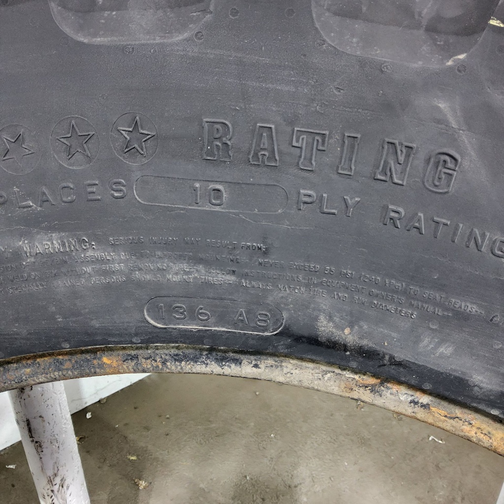 14.9R34 Firestone Radial All Traction FWD R-1 137A8 85%