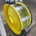 18"W x 42"D, John Deere Yellow 10-Hole Formed Plate , -9.12" Offset