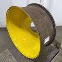 18"W x 42"D, John Deere Yellow 10-Hole Formed Plate , -9.25" Offset
