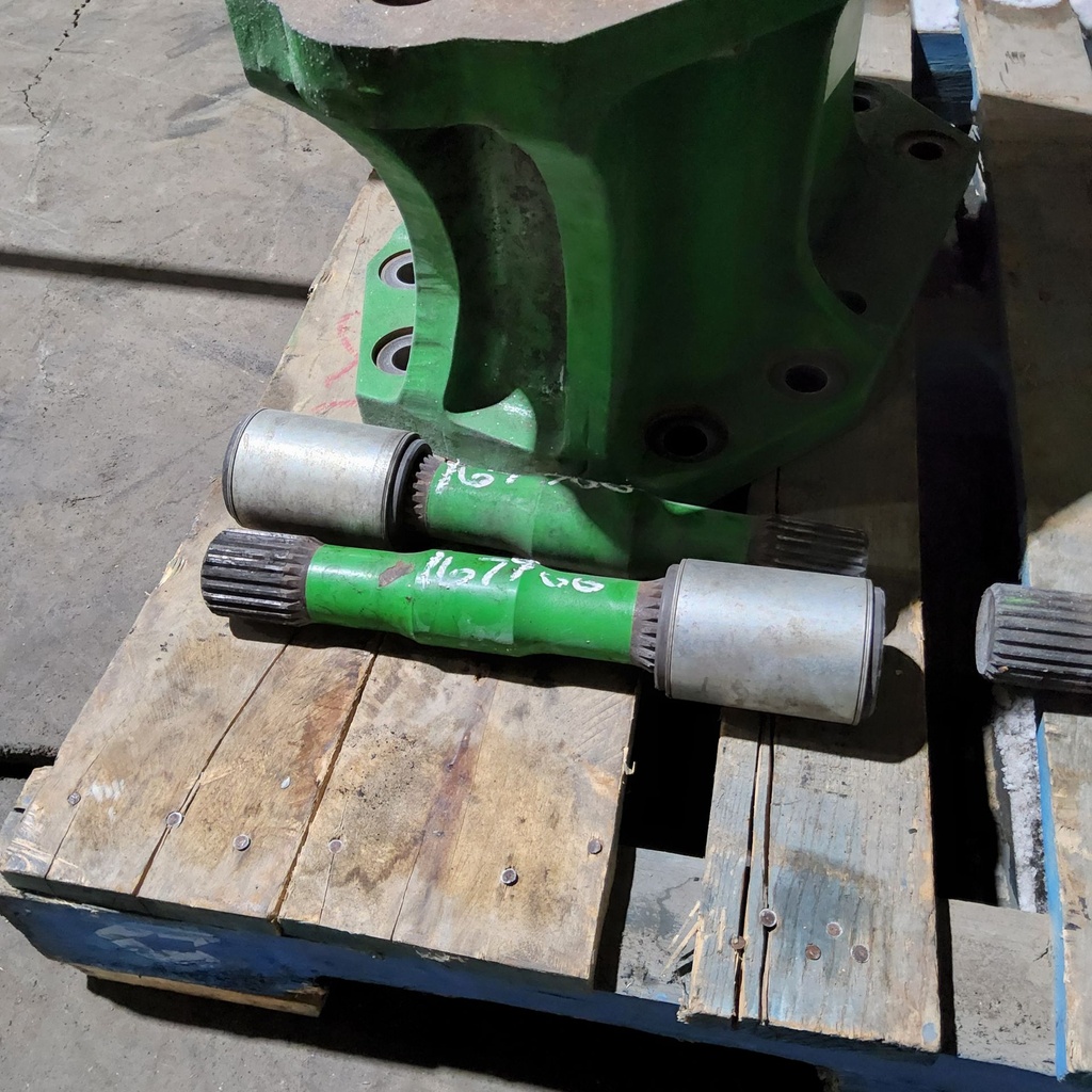 12"L Combine Frame Extension for John Deere Combine "S" Series ("D"22/22 spline drive shafts), John Deere Green