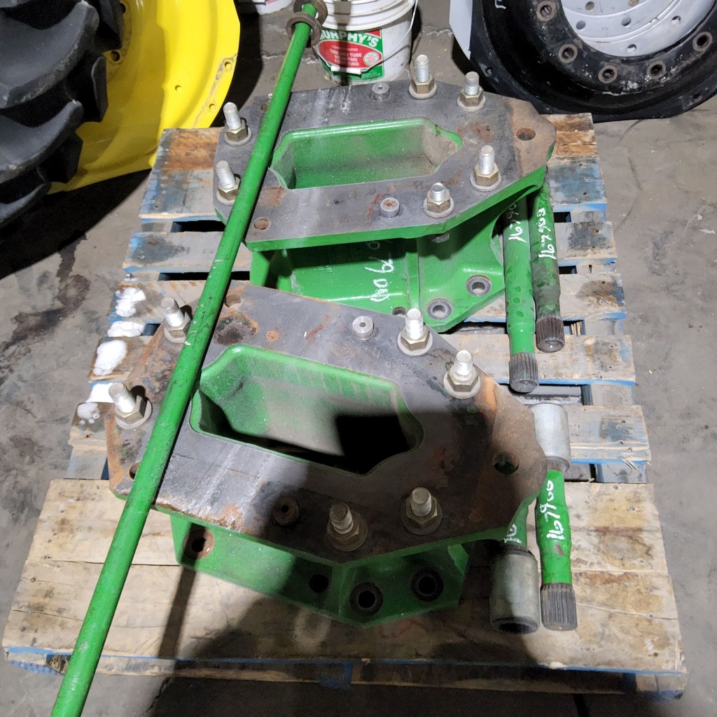 12"L Combine Frame Extension for John Deere Combine "S" Series ("D"22/22 spline drive shafts), John Deere Green