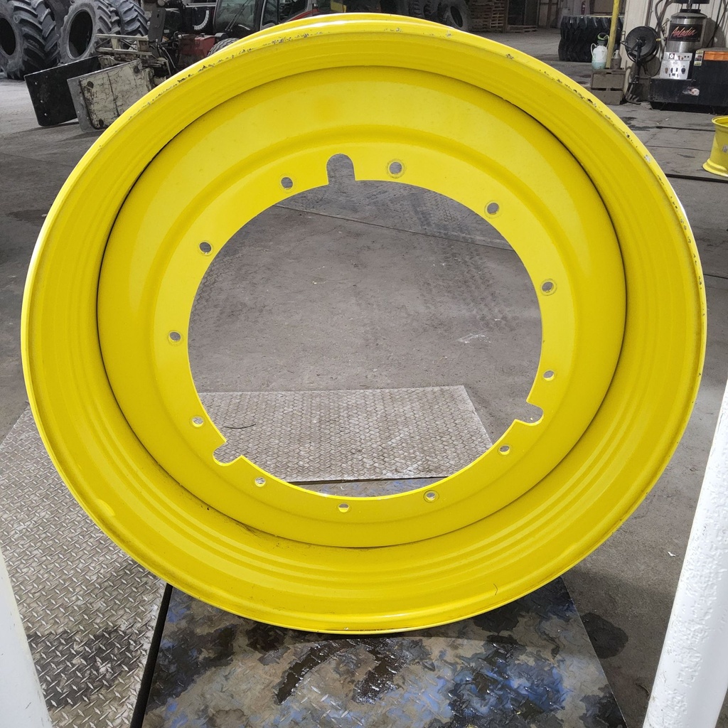 16"W x 50"D, John Deere Yellow 12-Hole Stub Disc , -3.25" Offset