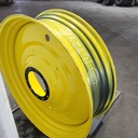 15"W x 50"D, John Deere Yellow 10-Hole Formed Plate , -6.62" Offset