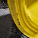 15"W x 50"D, John Deere Yellow 10-Hole Formed Plate , -6.62" Offset