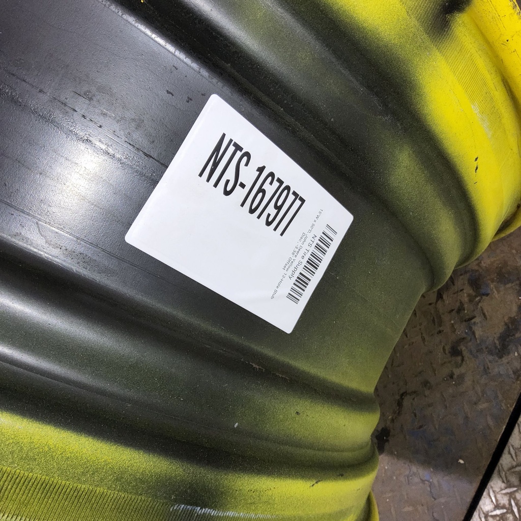 15"W x 50"D, John Deere Yellow 12-Hole Stub Disc , -3.38" Offset