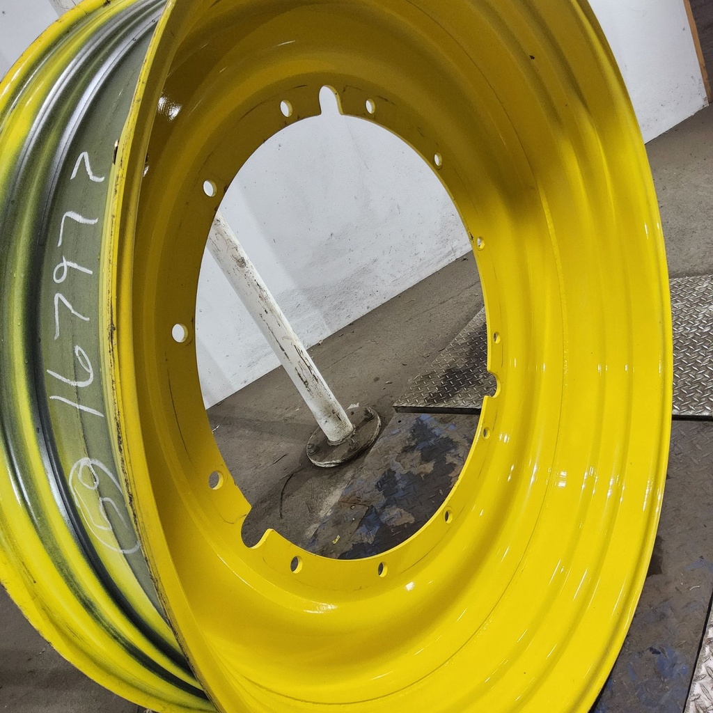 15"W x 50"D, John Deere Yellow 12-Hole Stub Disc , -3.38" Offset