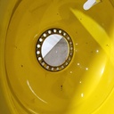 18"W x 42"D, John Deere Yellow 20-Hole Dolly Dual , -15.12" Offset