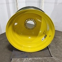 18"W x 42"D, John Deere Yellow 20-Hole Dolly Dual , -15.12" Offset