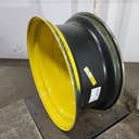18"W x 42"D, John Deere Yellow 20-Hole Dolly Dual , -15.12" Offset