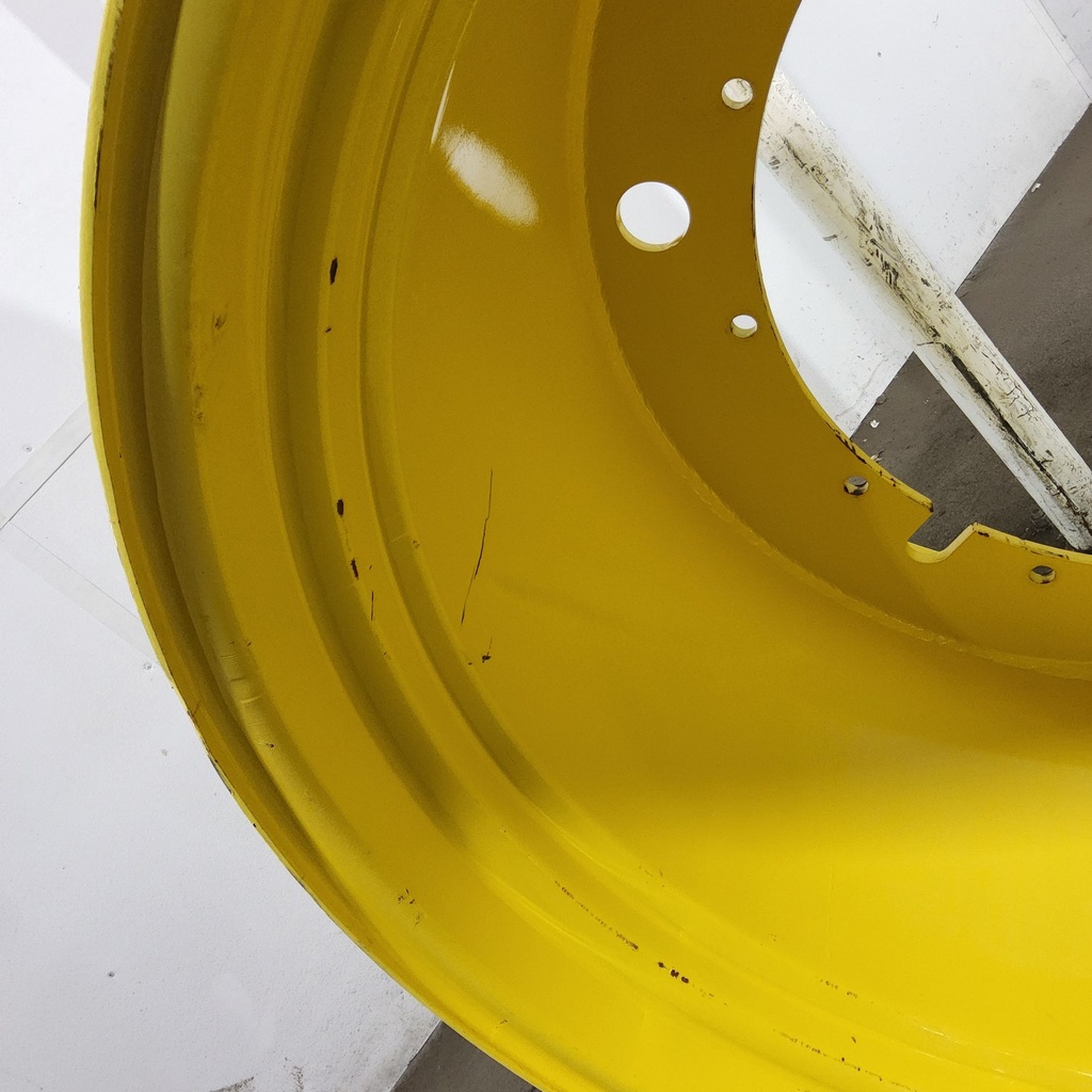30"W x 46"D, John Deere Yellow 12-Hole Stub Disc Sprayer , -7.88" Offset