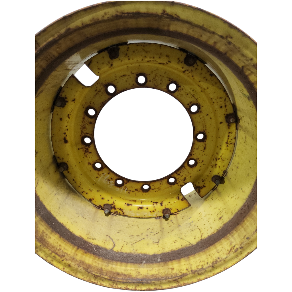 12-Hole Clamp/Loop Style Center for 28" Rim, John Deere Yellow