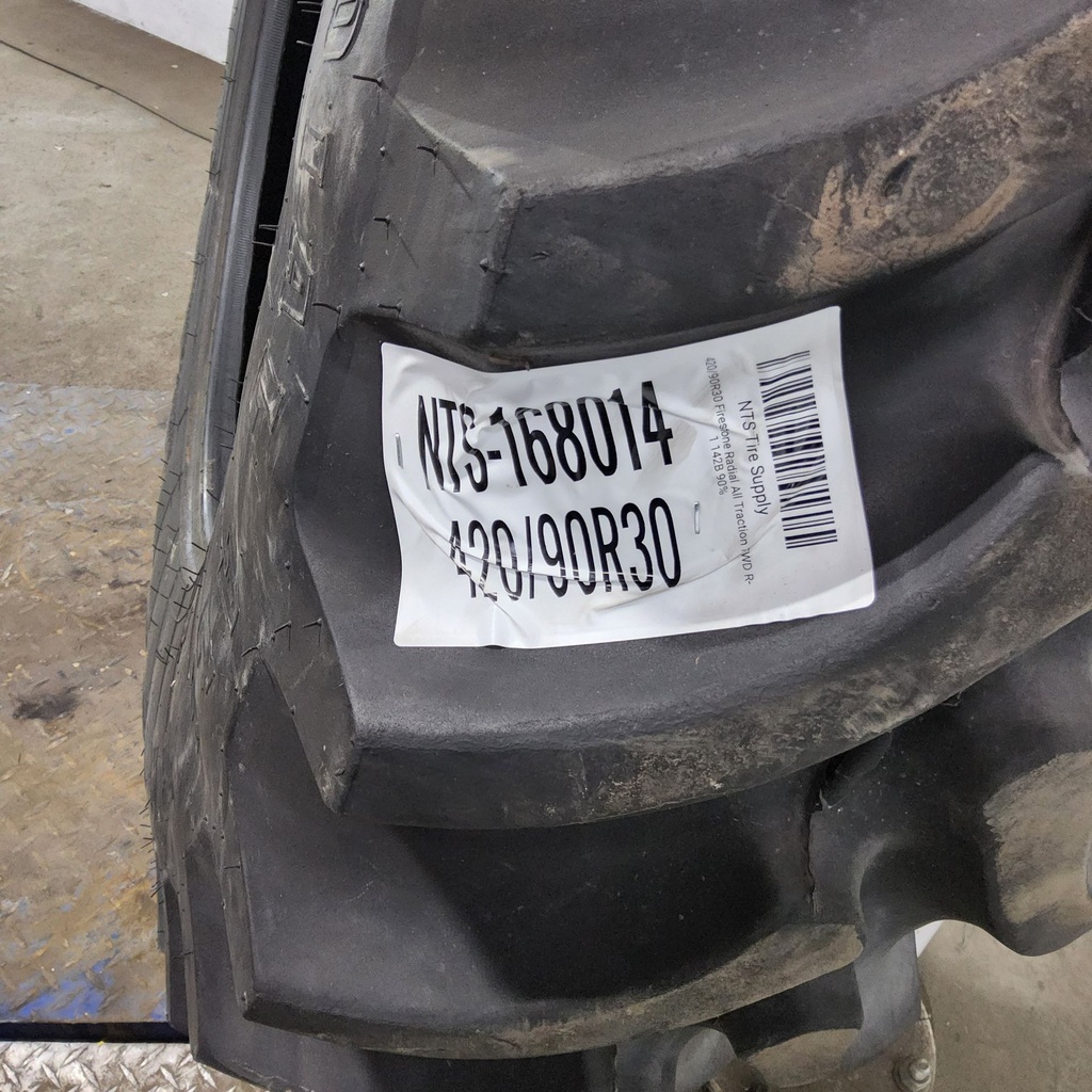 420/90R30 Firestone Radial All Traction FWD R-1 142B 90%
