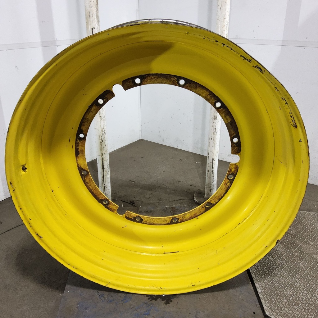 15"W x 50"D, John Deere Yellow 12-Hole Stub Disc , -3.38" Offset