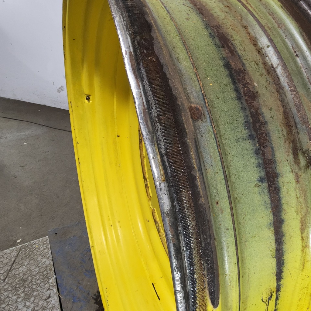 15"W x 50"D, John Deere Yellow 12-Hole Stub Disc , -3.38" Offset