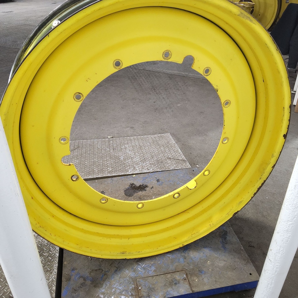 15"W x 50"D, John Deere Yellow 12-Hole Stub Disc , -3.38" Offset