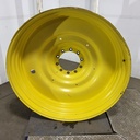 15"W x 50"D, John Deere Yellow 10-Hole Formed Plate , -6.88" Offset