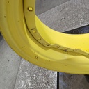 15"W x 34"D, John Deere Yellow 12-Hole Waffle Wheel (Groups of 3 bolts)