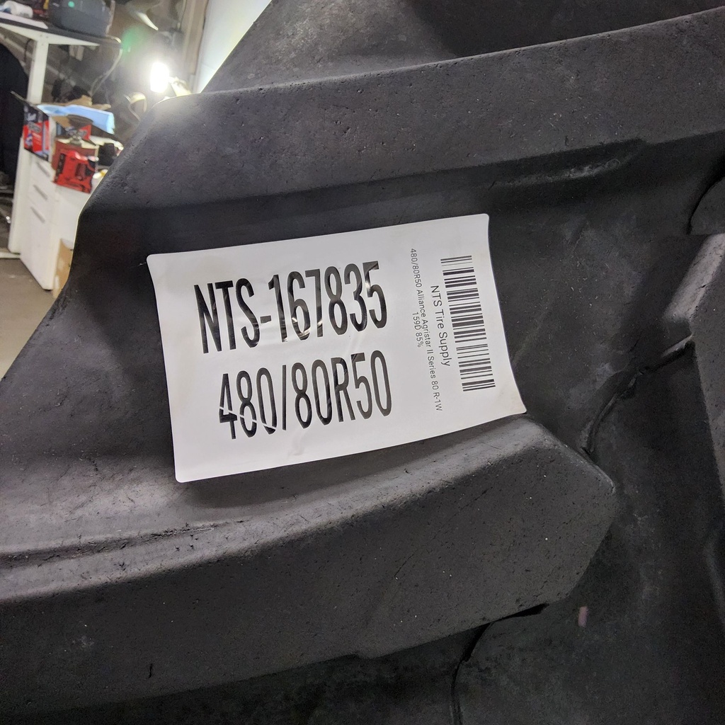 480/80R50 Alliance Agristar II Series 80 R-1W 159D 85%