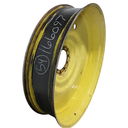 12"W x 54"D, John Deere Yellow 10-Hole Formed Plate , -9.25" Offset