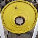 12"W x 54"D, John Deere Yellow 10-Hole Formed Plate , -9.25" Offset