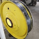 12"W x 54"D, John Deere Yellow 10-Hole Formed Plate , -9.25" Offset