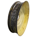 12"W x 54"D, John Deere Yellow 10-Hole Formed Plate , -9.25" Offset