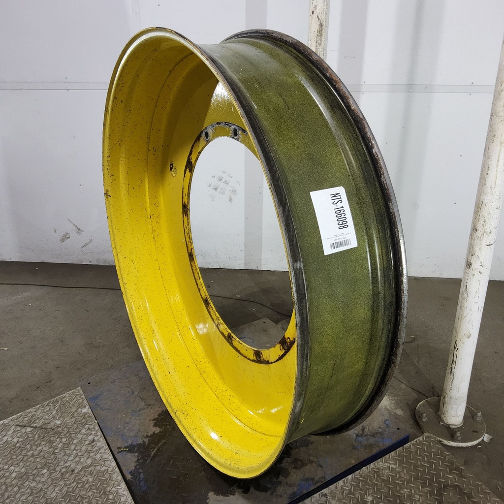 12"W x 54"D, John Deere Yellow 12-Hole Stub Disc , -3.25" Offset