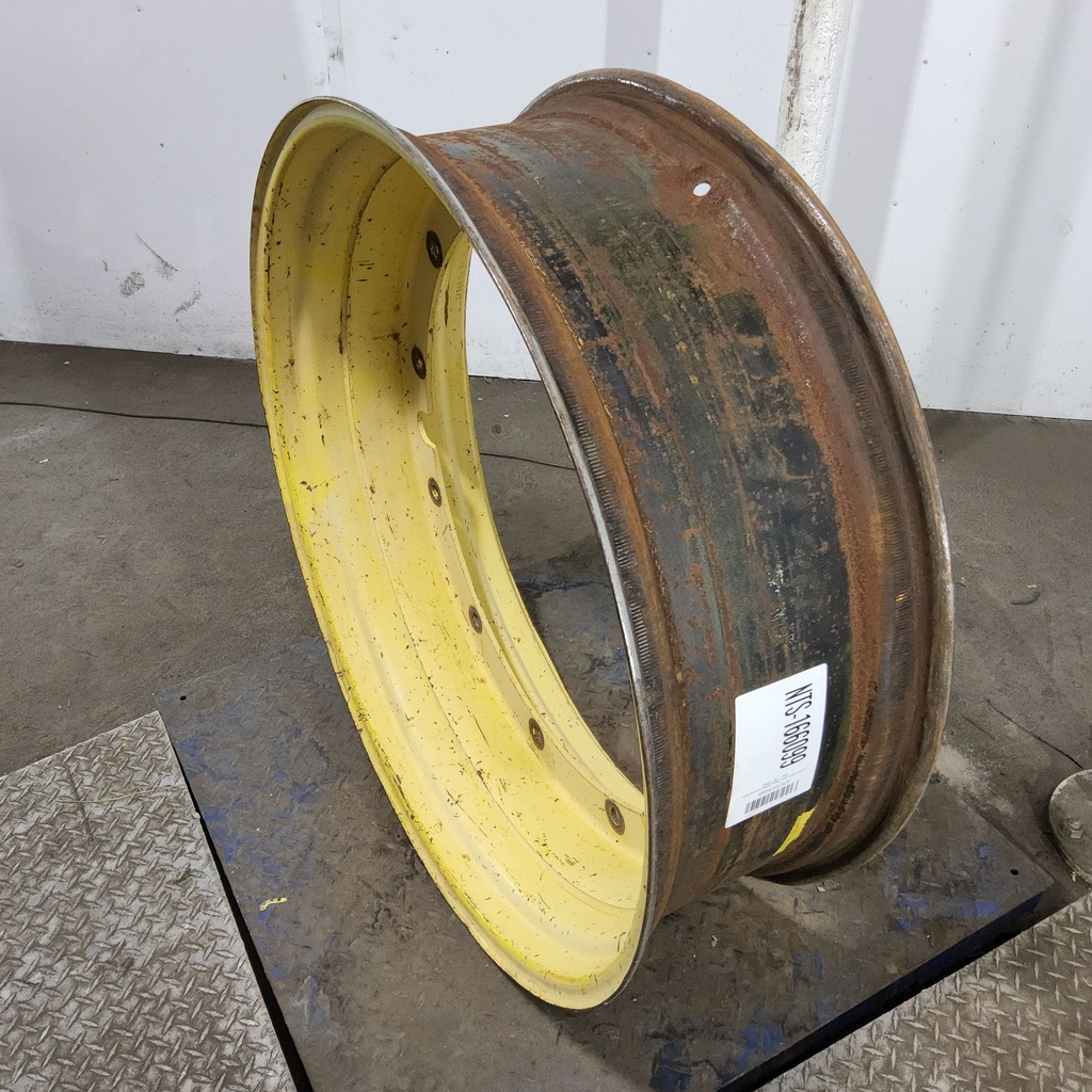 12"W x 38"D, John Deere Yellow 12-Hole Stub Disc , 1.62" Offset