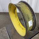 12"W x 38"D, John Deere Yellow 12-Hole Waffle Wheel (Groups of 3 bolts)
