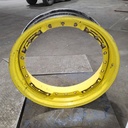 12"W x 38"D, John Deere Yellow 12-Hole Waffle Wheel (Groups of 3 bolts)