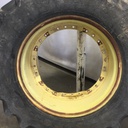 480/70R34 Firestone Radial 9000 R-1W on John Deere Yellow 12-Hole Waffle Wheel (Groups of 3 bolts) 55%