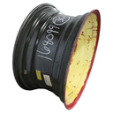 15"W x 30"D, John Deere Yellow 12-Hole Waffle Wheel (Groups of 3 bolts)