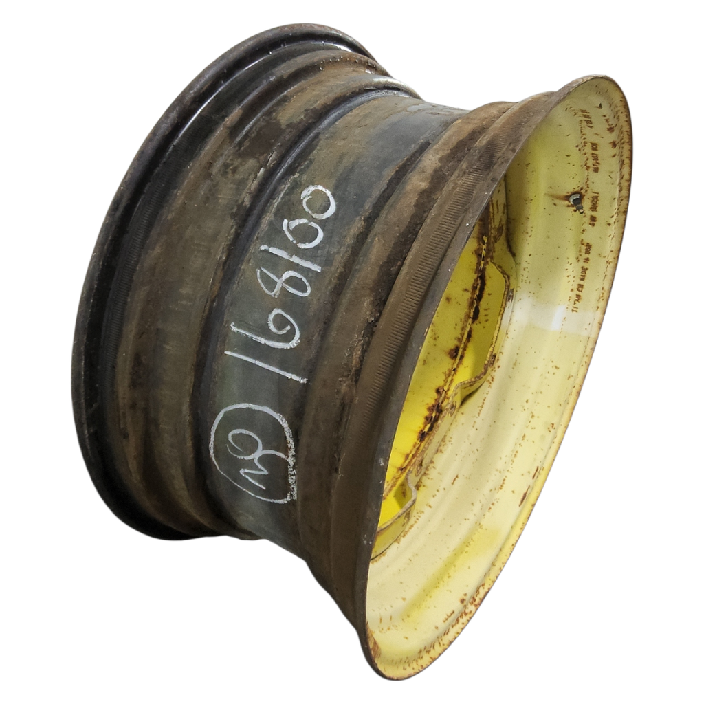 15"W x 30"D, John Deere Yellow 8-Hole Waffle Wheel (Groups of 2 Bolts)